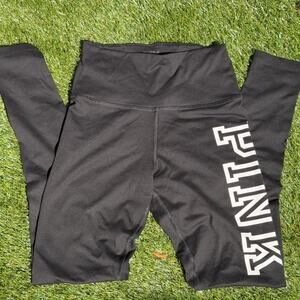 Victorias secret pink black leggings